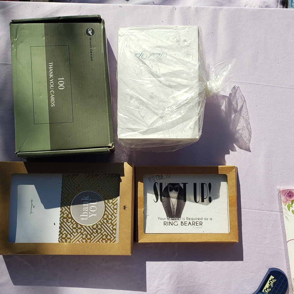 Thank you card bundle/groomsmen asking cards